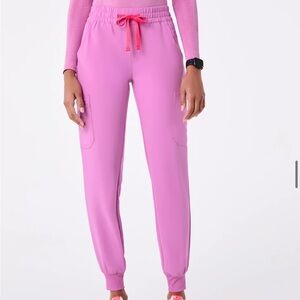 Figs Women's Pink Cloud Uman Relaxed Jogger Scrub Pants